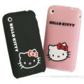 Pink Hello Kitty Silicone Cellphone Case Customized For Sangsung